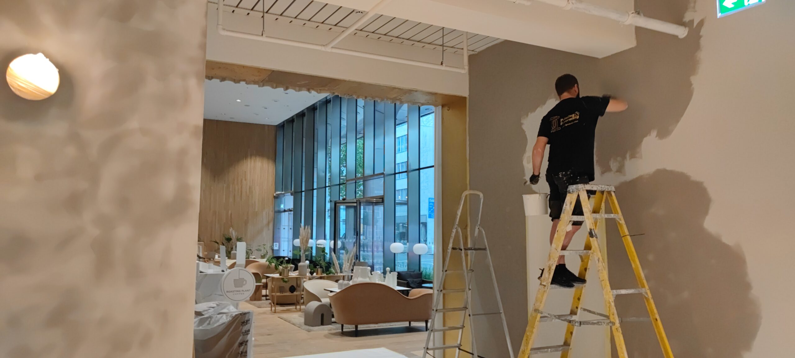 Painting and decorating services